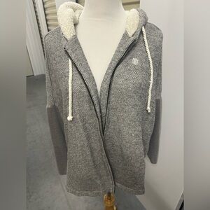 Element Gray Hoodie with Fleece Lining